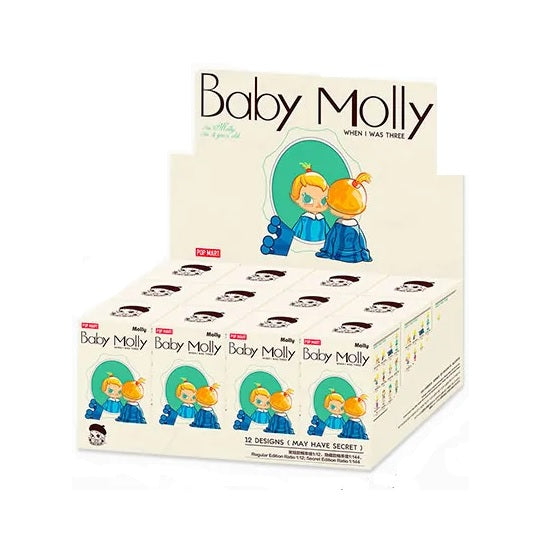 POP MART Baby Molly When I Was Three！Series Figures [1 Blind Box] - Fugitive Toys