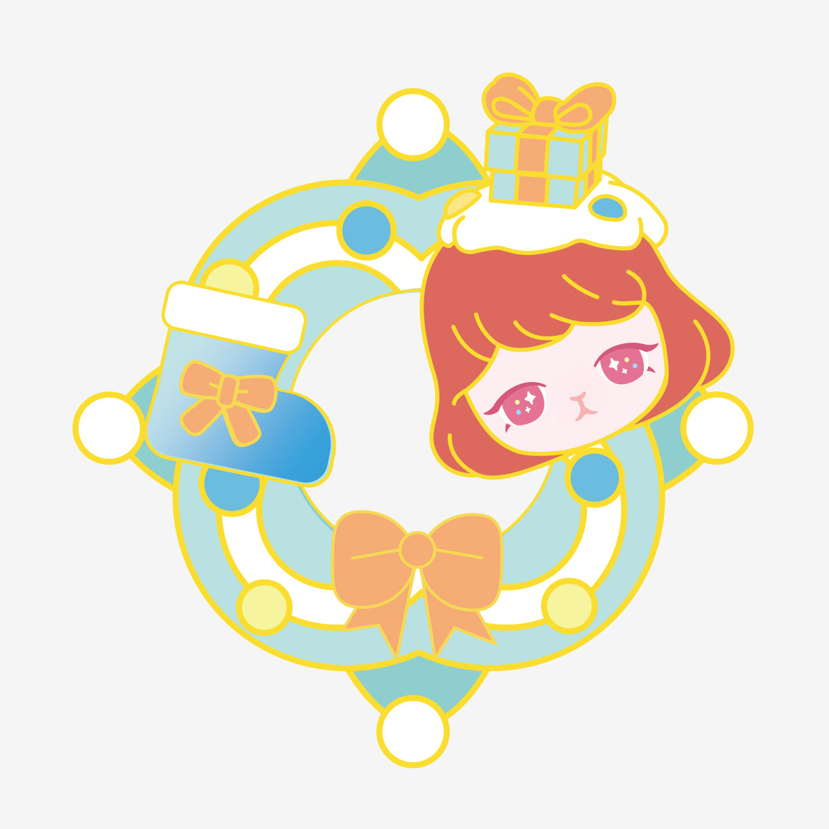 POP MART Bunny Christmas Series-Badge [1 Blind Box] - Fugitive Toys