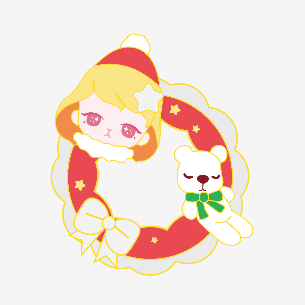 POP MART Bunny Christmas Series-Badge [1 Blind Box] - Fugitive Toys