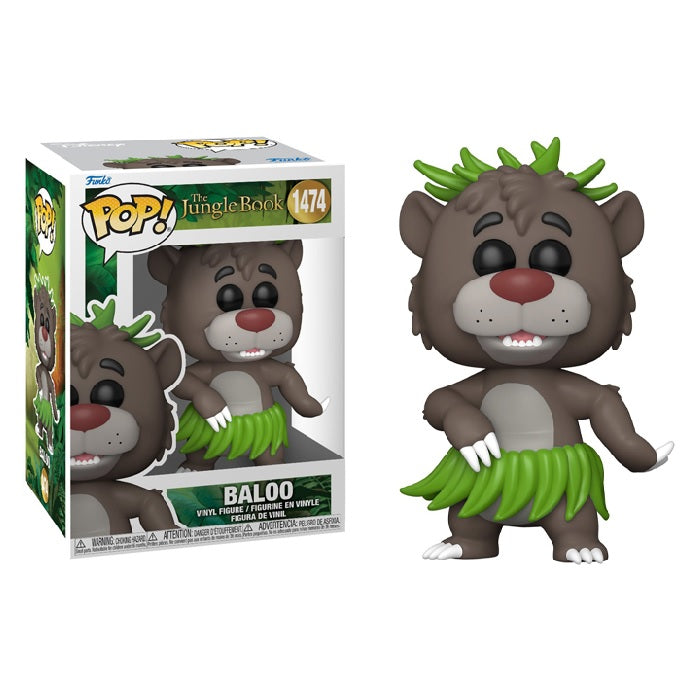 The Jungle Book Pop! Vinyl Figure Baloo [Hula] [1474] - Fugitive Toys
