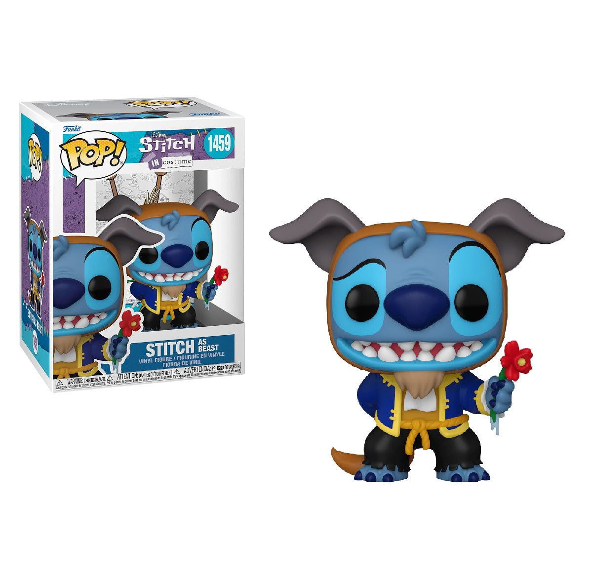 Disney Stitch in Costume Pop! Vinyl Figure Stitch as Beast [1459] - Fugitive Toys