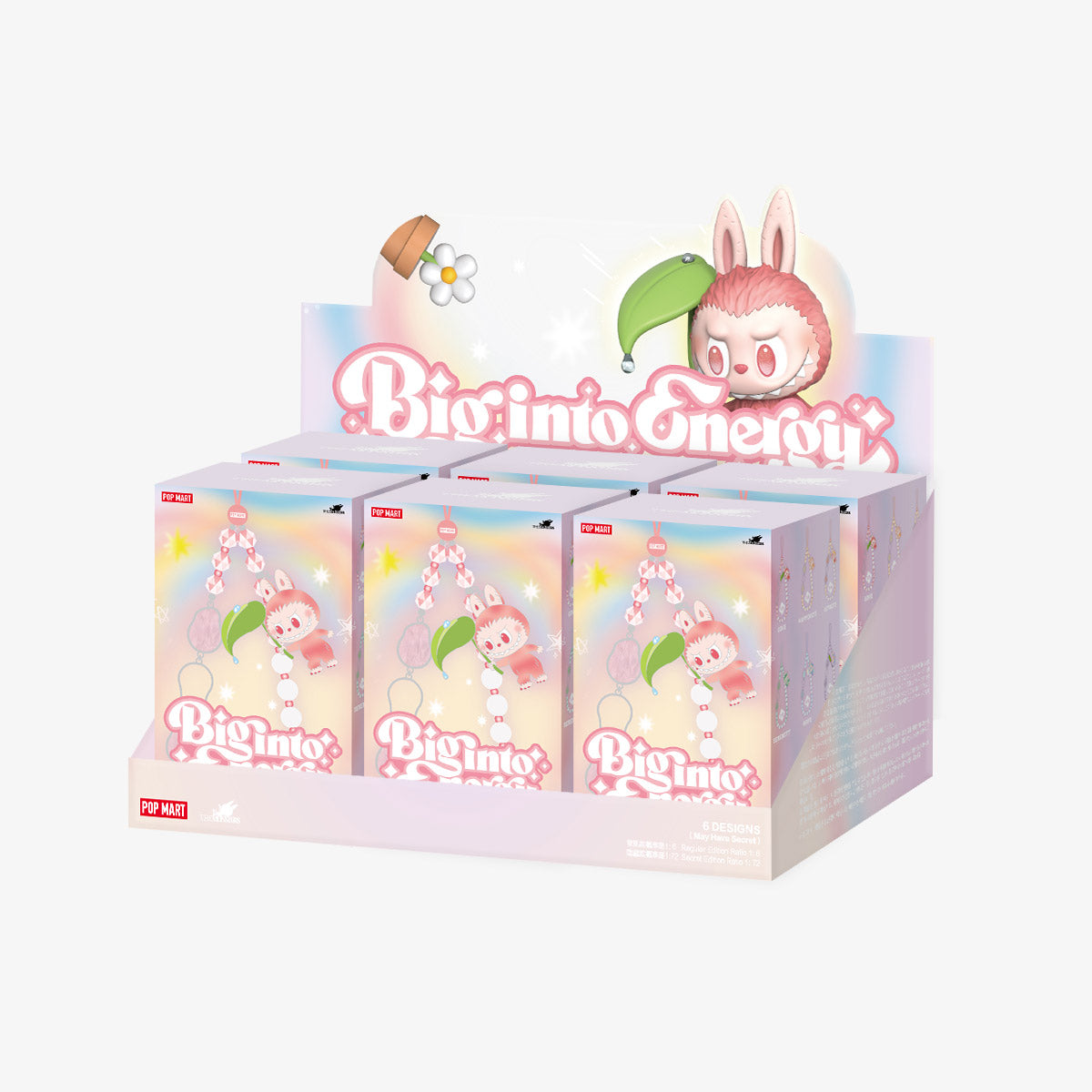 POP MART THE MONSTERS Labubu Big into Energy Series-Phone Charm [1 Sealed Case] - Fugitive Toys
