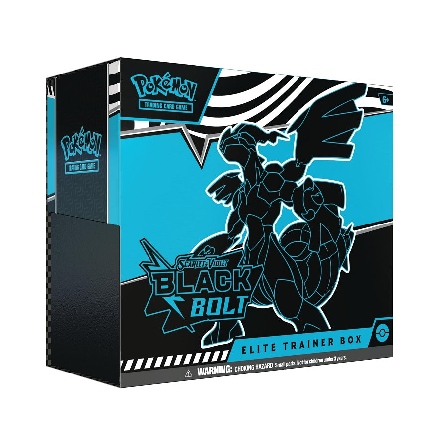 Pokemon TCG Scarlet & Violet Black Bolt Elite Trainer Box - Fugitive Toys
