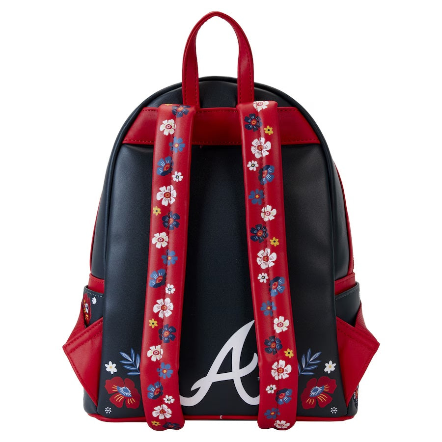 Loungefly x MLB Atlanta Braves Floral Mini Backpack - Fugitive Toys