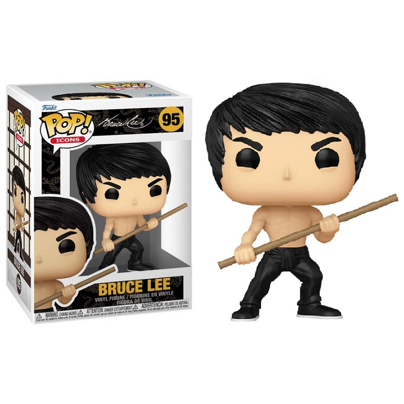 Bruce Lee Pop! Vinyl Figure Bruce Lee with Bo Staff [95] - Fugitive Toys