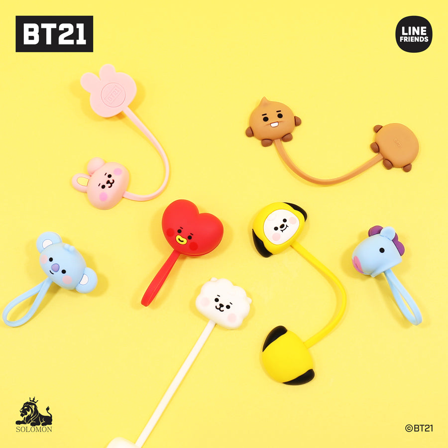 BT21 Magnetic Cable Wrap - RJ - Fugitive Toys