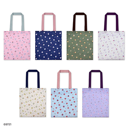 BT21 Minini Zippered Eco Tote Bag - Shooky - Fugitive Toys