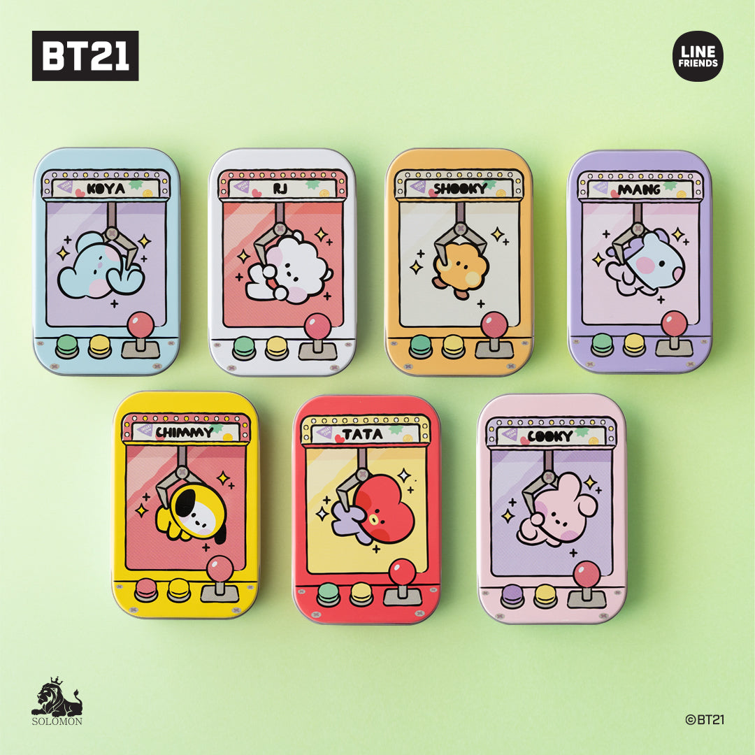 BT21 Minini Sticker Tin - Shooky - Fugitive Toys