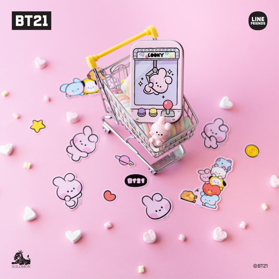 BT21 Minini Sticker Tin - Cooky - Fugitive Toys