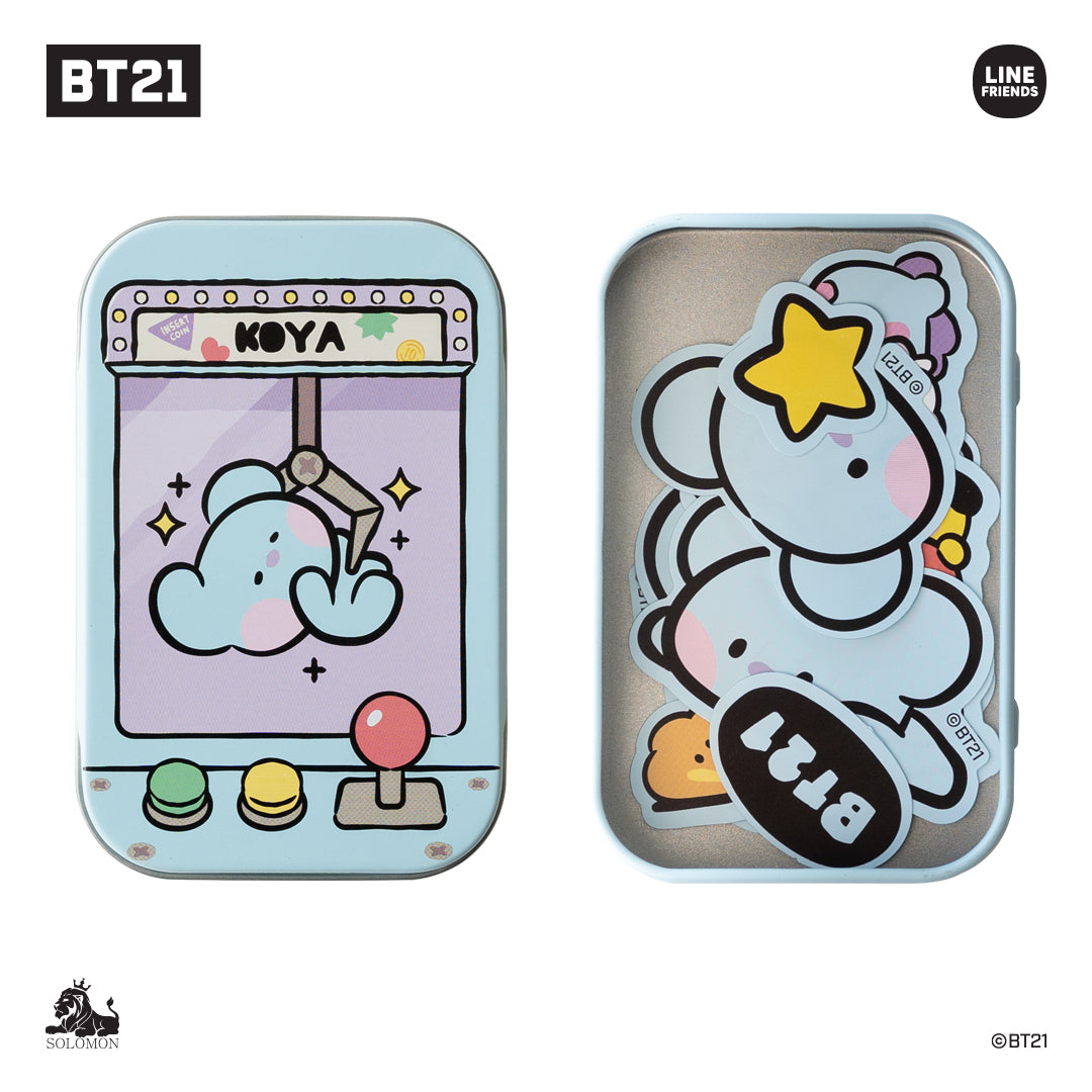 BT21 Minini Sticker Tin - Koya - Fugitive Toys