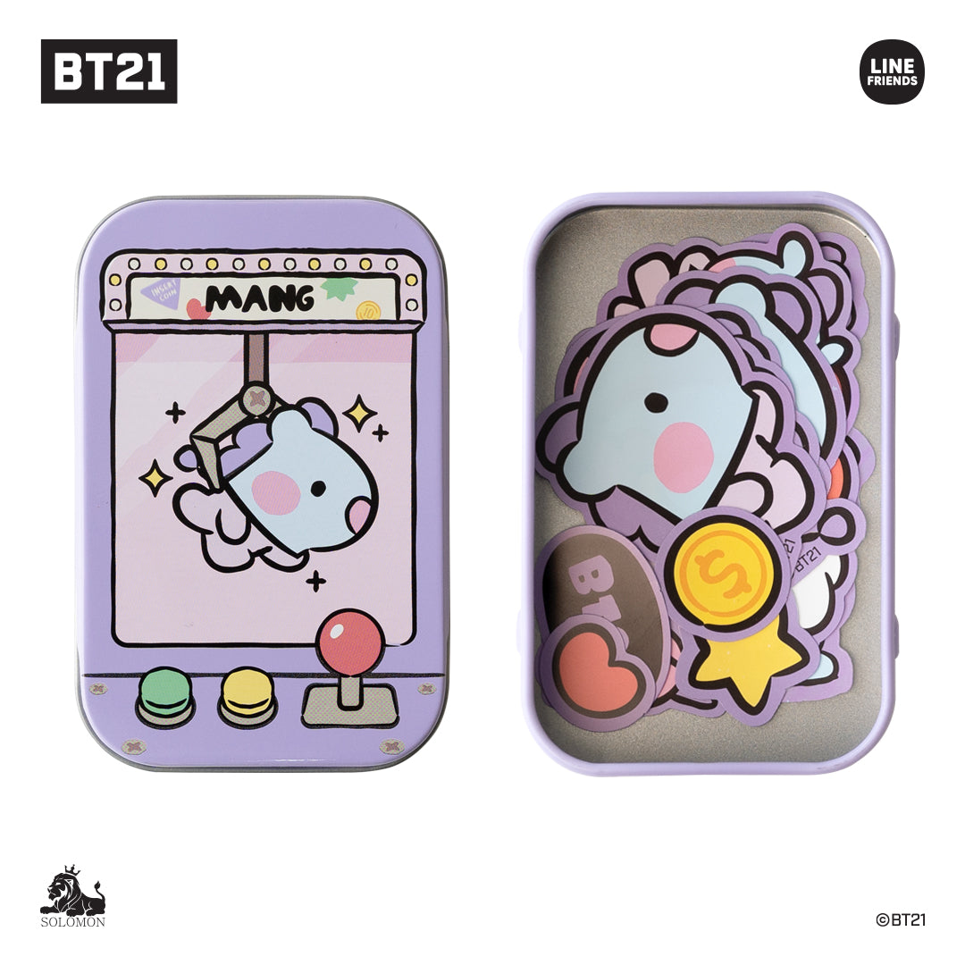 BT21 Minini Sticker Tin - Mang - Fugitive Toys