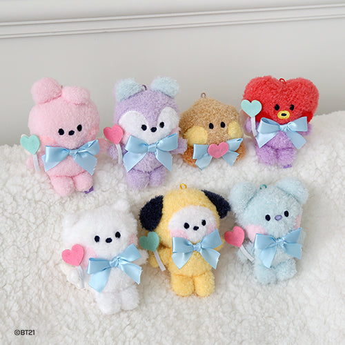 BT21 Minini Angel Plush Keyring - Shooky - Fugitive Toys