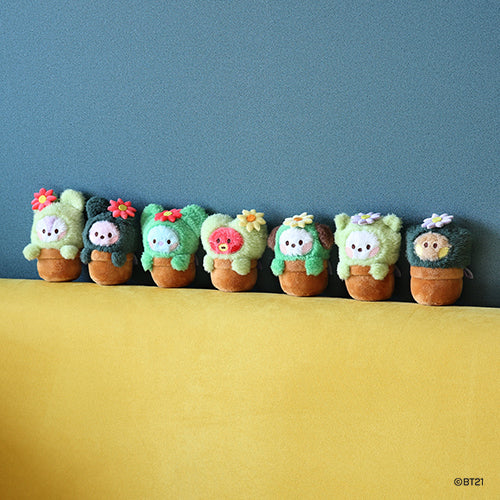 BT21 Minini Cactus Plush Keyring - Tata - Fugitive Toys