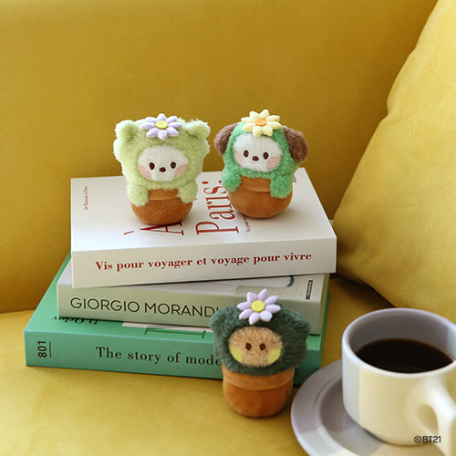 BT21 Minini Cactus Plush Keyring - Shooky - Fugitive Toys