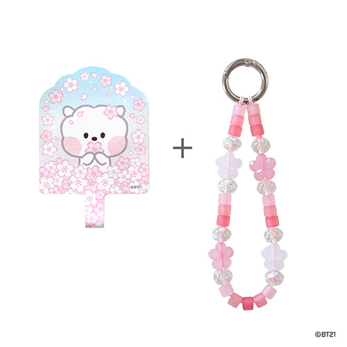 BT21 Phone Tag Holder Cherry Blossom - RJ - Fugitive Toys