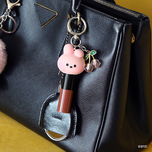 BT21 Minini Face Lip Balm Holder Keyring - Cooky - Fugitive Toys