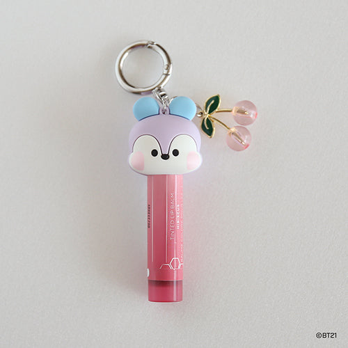BT21 Minini Face Lip Balm Holder Keyring - Mang - Fugitive Toys