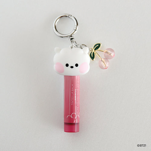 BT21 Minini Face Lip Balm Holder Keyring - RJ - Fugitive Toys