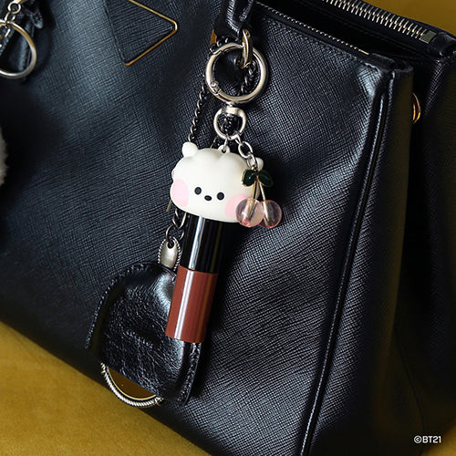 BT21 Minini Face Lip Balm Holder Keyring - RJ - Fugitive Toys