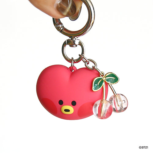 BT21 Minini Face Lip Balm Holder Keyring - Tata - Fugitive Toys