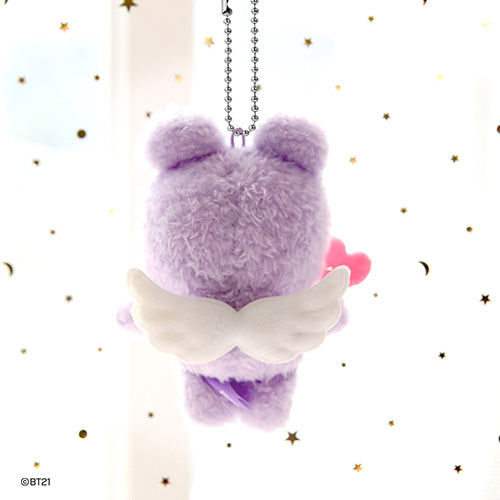 BT21 Minini Angel Plush Keyring - Mang - Fugitive Toys