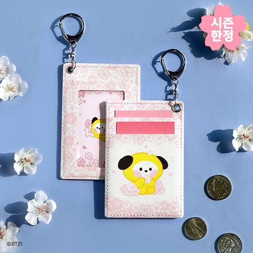 BT21 Cherry Blossom Minini Card Holder - Chimmy - Fugitive Toys