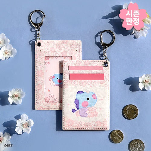 BT21 Cherry Blossom Minini Card Holder - Mang - Fugitive Toys