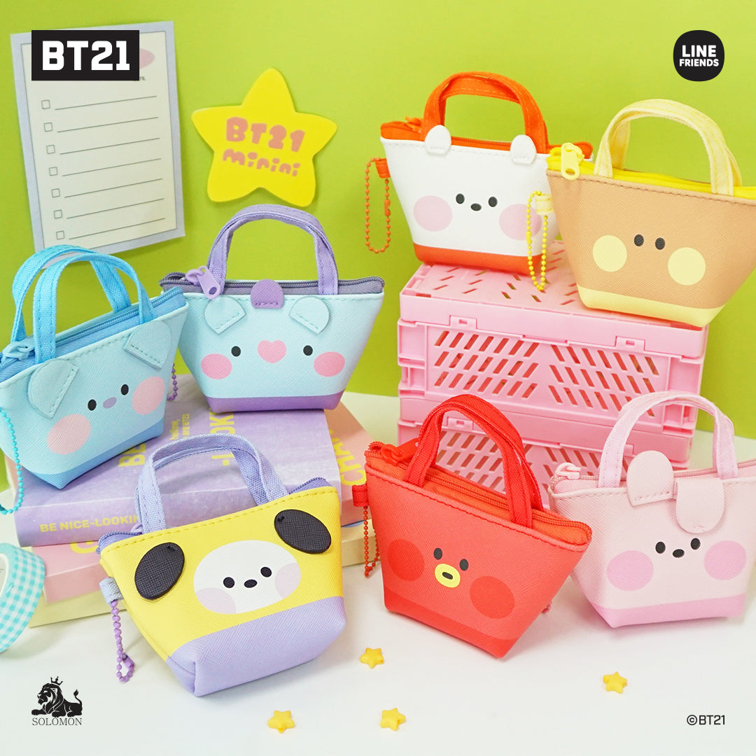 BT21 Mini Zippered Pouch Minini - RJ - Fugitive Toys