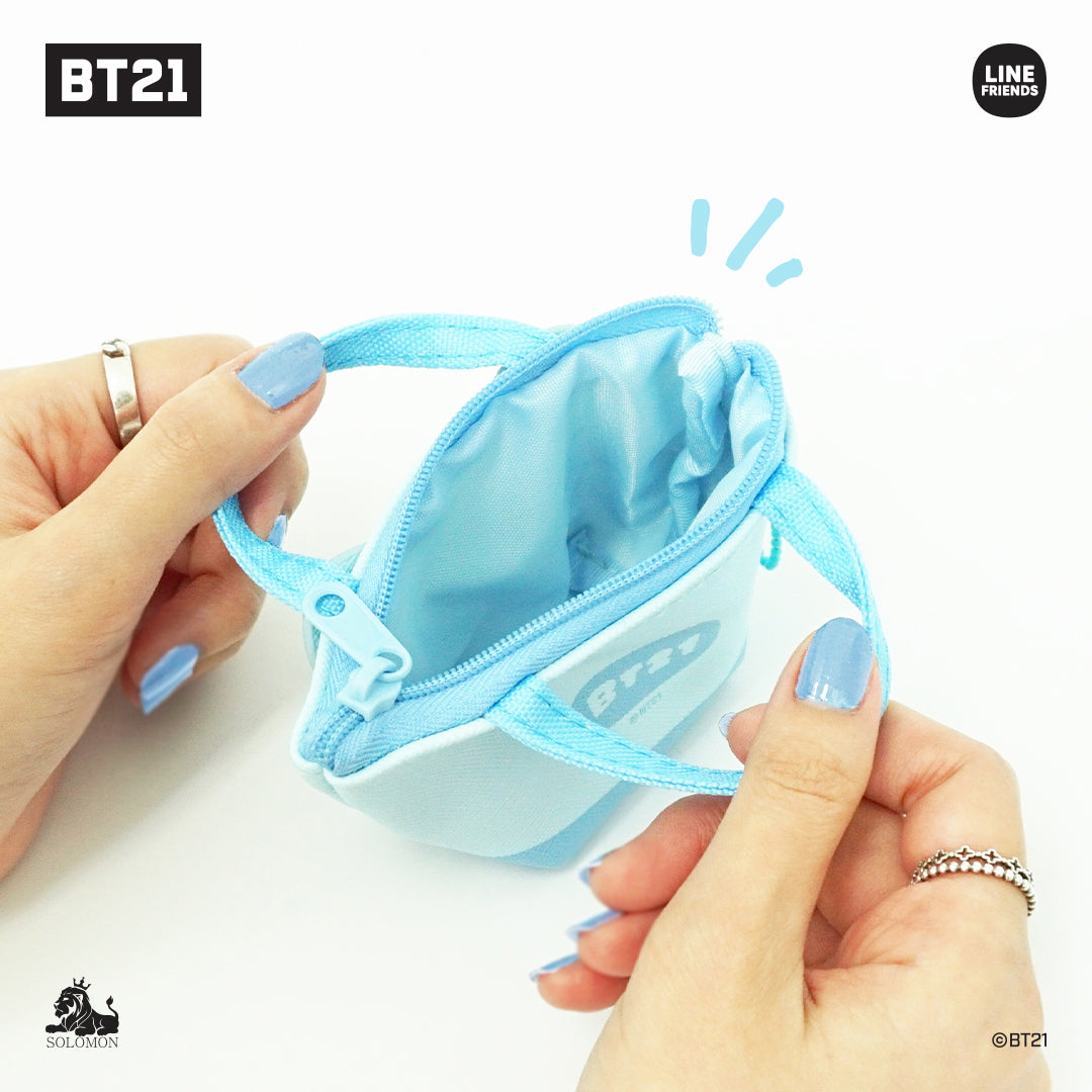 BT21 Mini Zippered Pouch Minini - RJ - Fugitive Toys