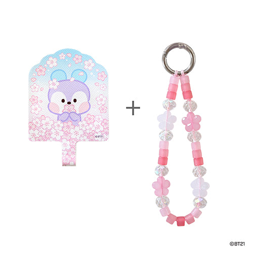 BT21 Phone Tag Holder Cherry Blossom - Mang - Fugitive Toys