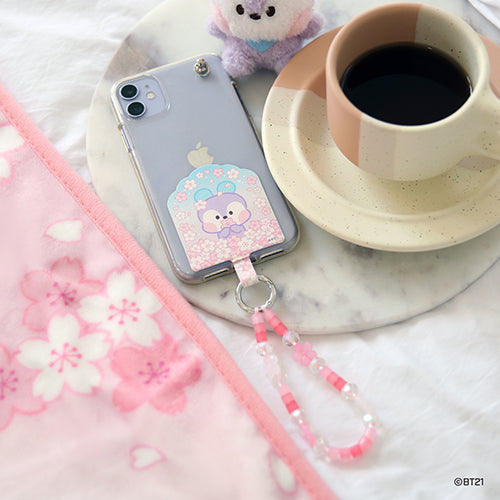 BT21 Phone Tag Holder Cherry Blossom - Mang - Fugitive Toys