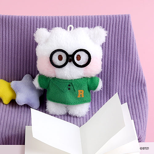 BT21 Minini Preppy Keyring Plush - RJ - Fugitive Toys