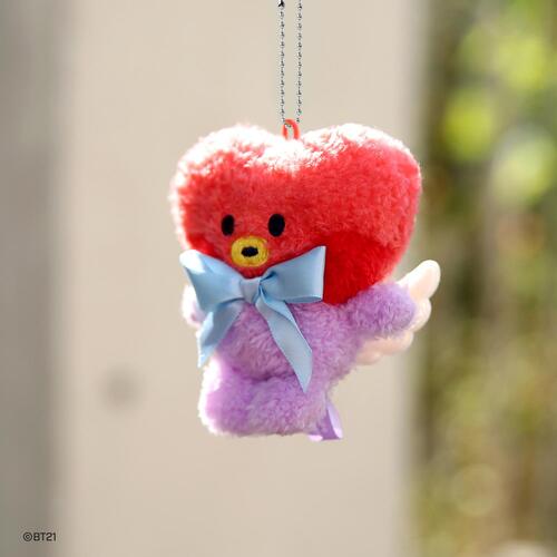 BT21 Minini Angel Plush Keyring - Tata - Fugitive Toys