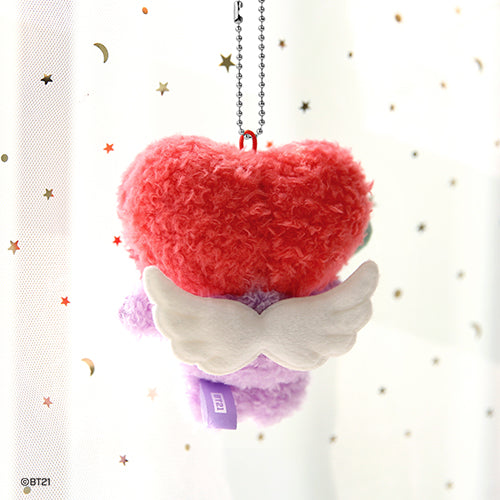 BT21 Minini Angel Plush Keyring - Tata - Fugitive Toys