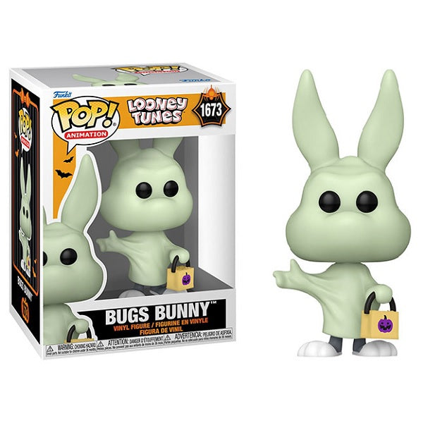 Looney Tunes Pop! Vinyl Figure Bugs Bunny in Ghost Costume [1673] - Fugitive Toys