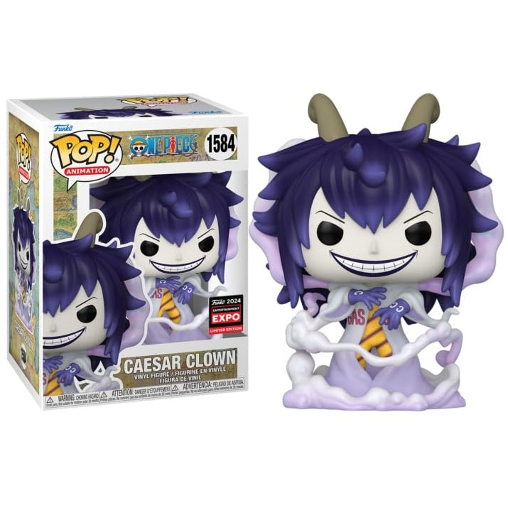 One Piece Pop! Vinyl Figure Caesar Clown [2024 Entertainment Expo] [1584] - Fugitive Toys