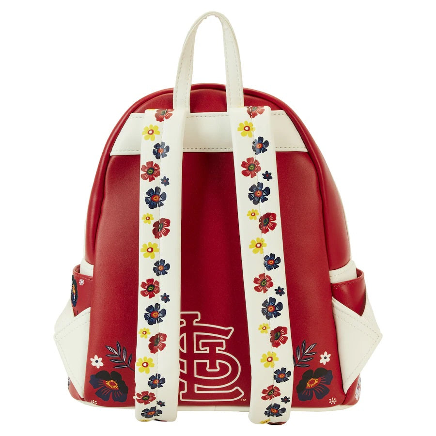 Loungefly x MLB St. Louis Cardinals Floral Mini Backpack - Fugitive Toys
