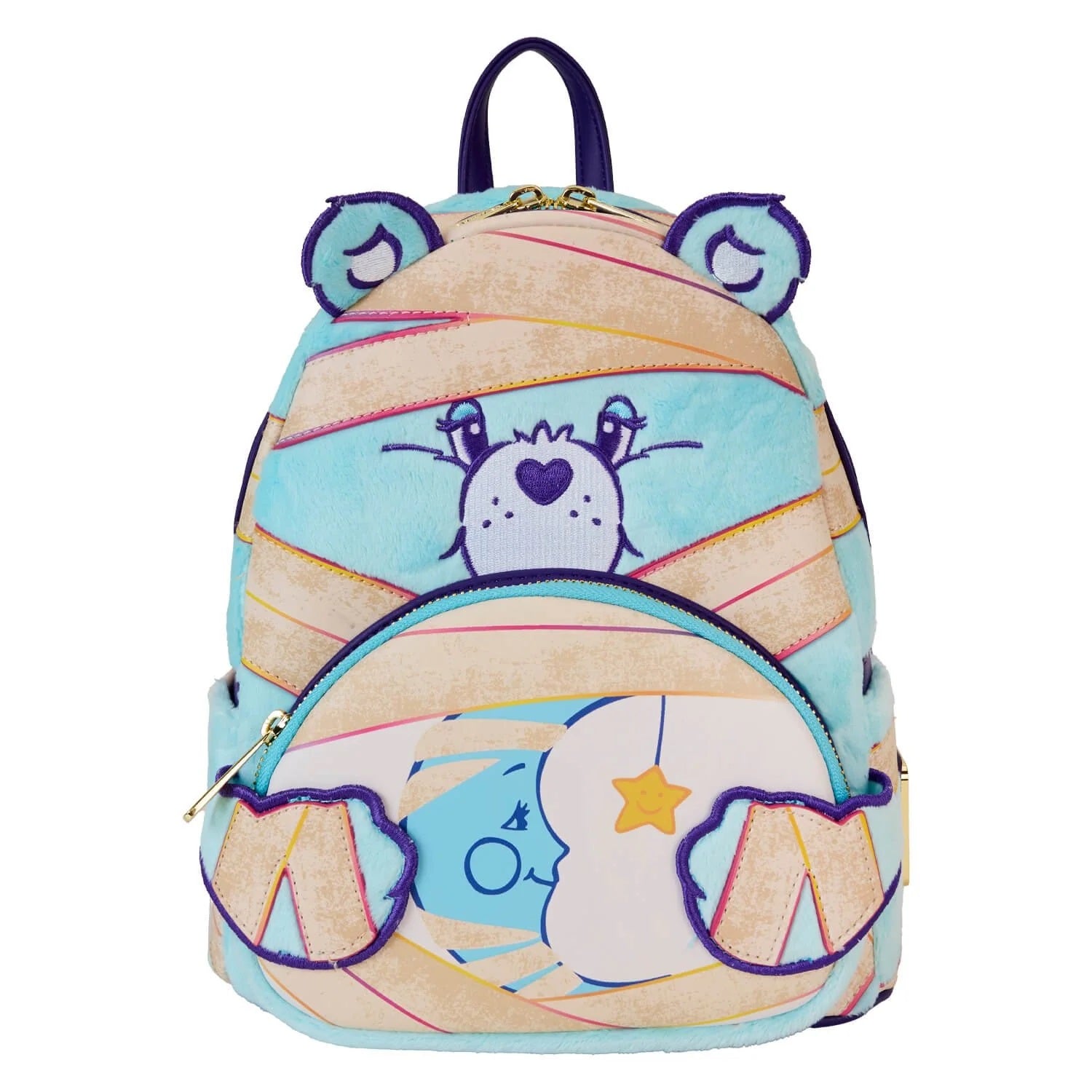 Loungefly x Care Bears x Universal Monsters Bedtime Bear Mummy Mini Backpack - Fugitive Toys