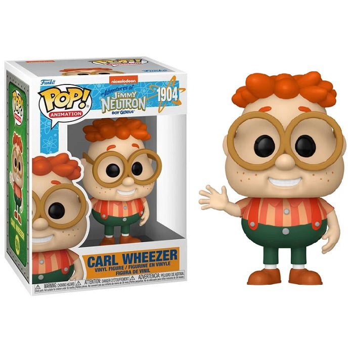 The Adventures of Jimmy Neutron Boy Genius Pop! VInyl Figure Carl Wheezer [1904] - Fugitive Toys