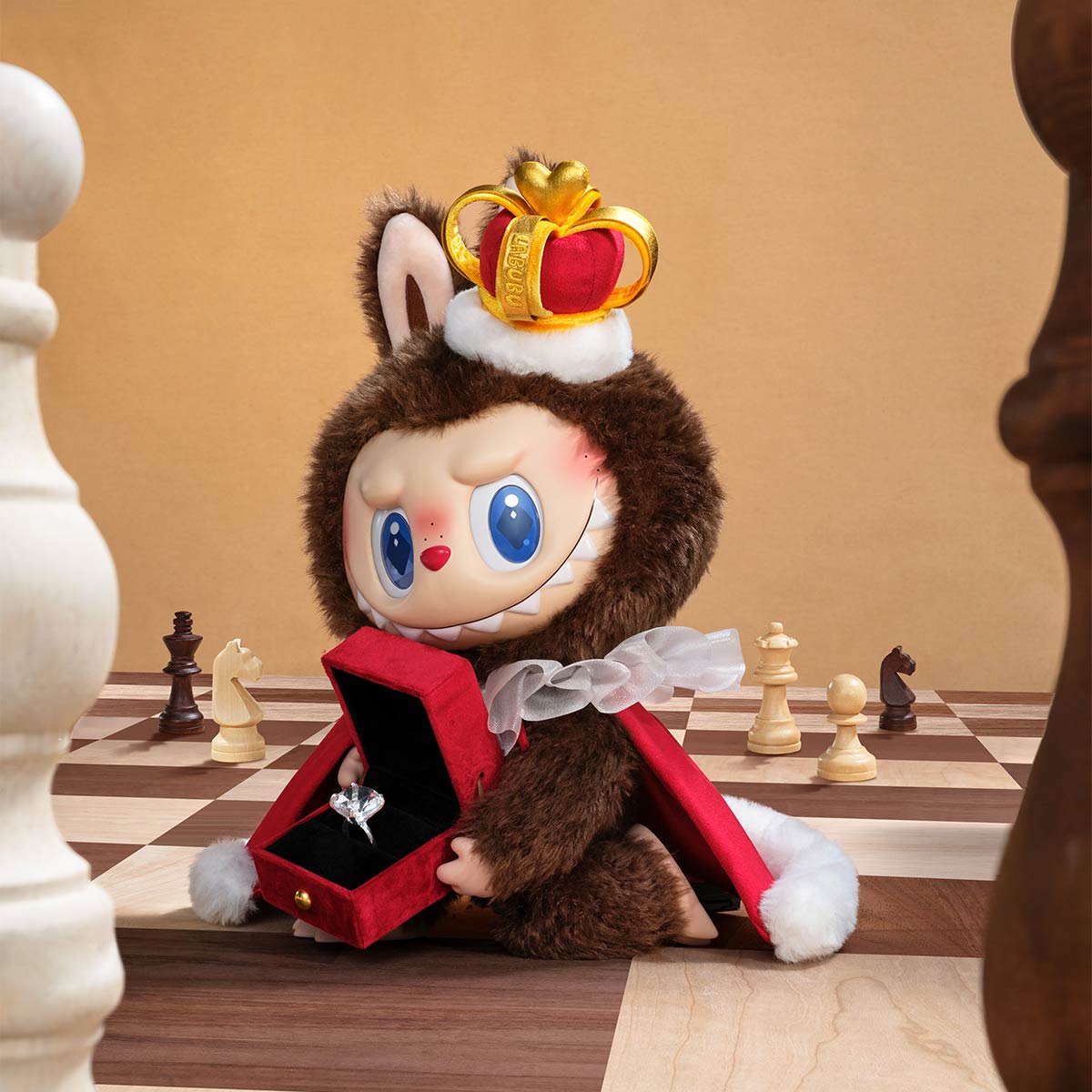 POP MART THE MONSTERS Let's Checkmate Series-Vinyl Plush Doll - Fugitive Toys