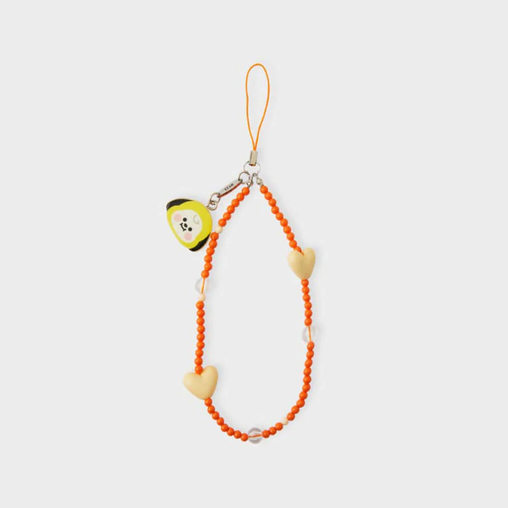 BT21 BABY Phone Bead Strap Keyring - Chimmy - Fugitive Toys
