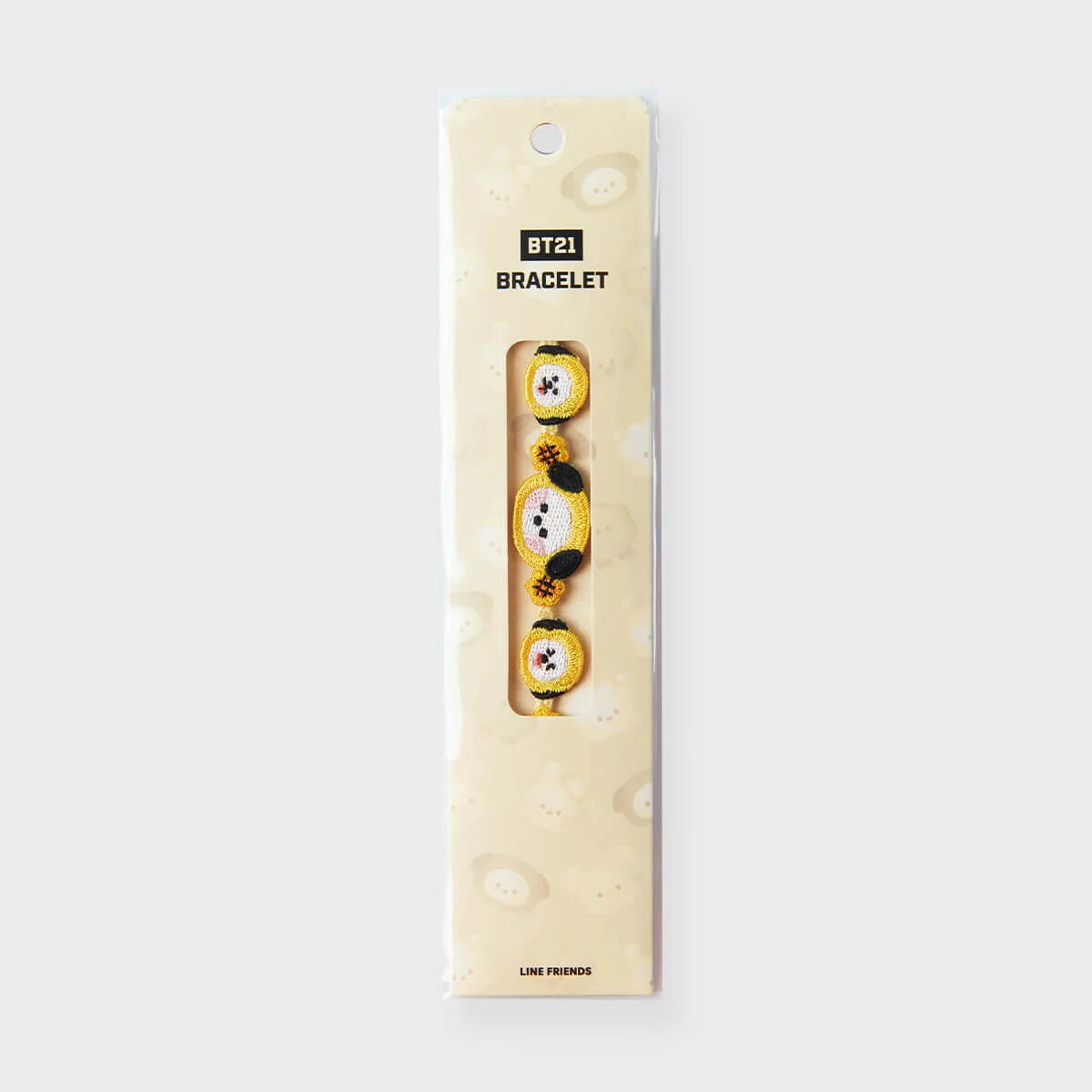 BT21 BIG & TINY Edition Embroidery Patch Bracelet - Chimmy - Fugitive Toys