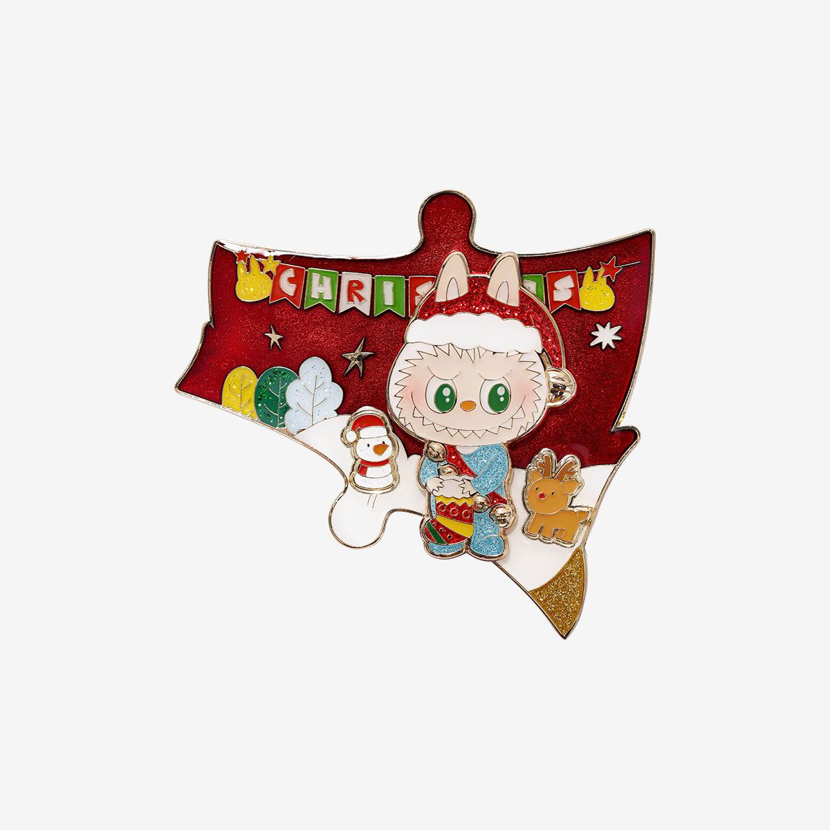 POP MART THE MONSTERS Let's Christmas Series-Fridge Magnet  [1 Blind Box] - Fugitive Toys