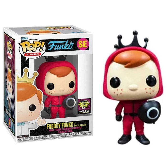 Freddy Funko Pop! Vinyl Figure Masked Worker [Squid Game] [Fundays 2022 Blacklight Battle] [SE] - Fugitive Toys