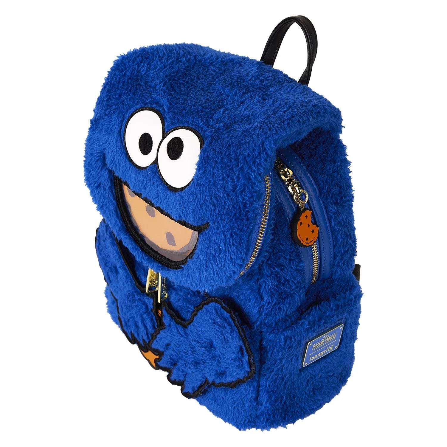 Loungefly x Sesame Street Cookie Monster Plush Cosplay Mini Backpack With Coin Bag - Fugitive Toys