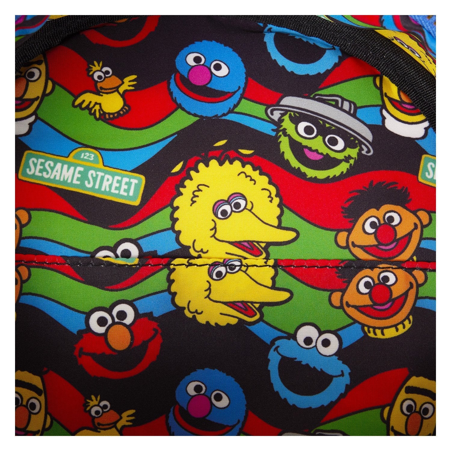 Loungefly x Sesame Street Cookie Monster Plush Cosplay Mini Backpack With Coin Bag - Fugitive Toys