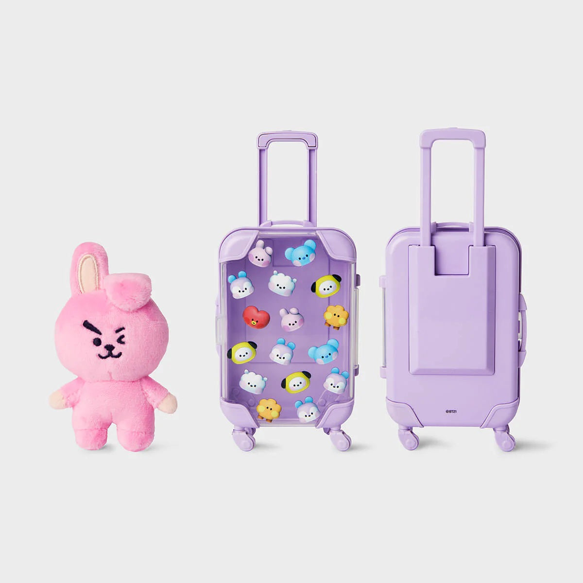 BT21 Mini BIG & TINY Edition Luggage Plush Doll - Cooky - Fugitive Toys