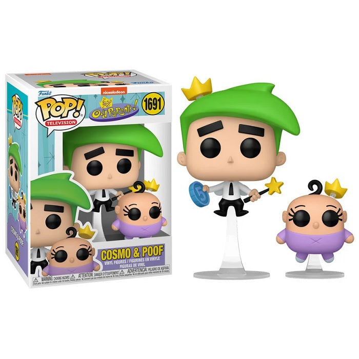 The Fairly Odd Parents Pop! Vinyl Figure Cosmo & Poof [1691] - Fugitive Toys