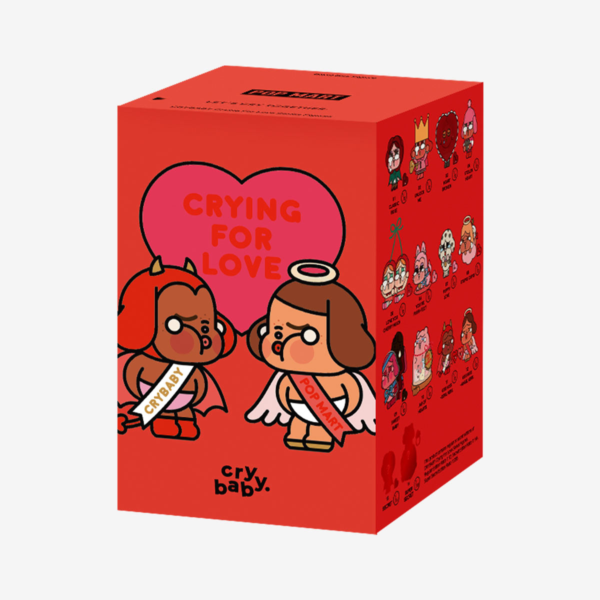 POP MART CRYBABY Crying For Love Series Figures [1 Sealed Case] - Fugitive Toys