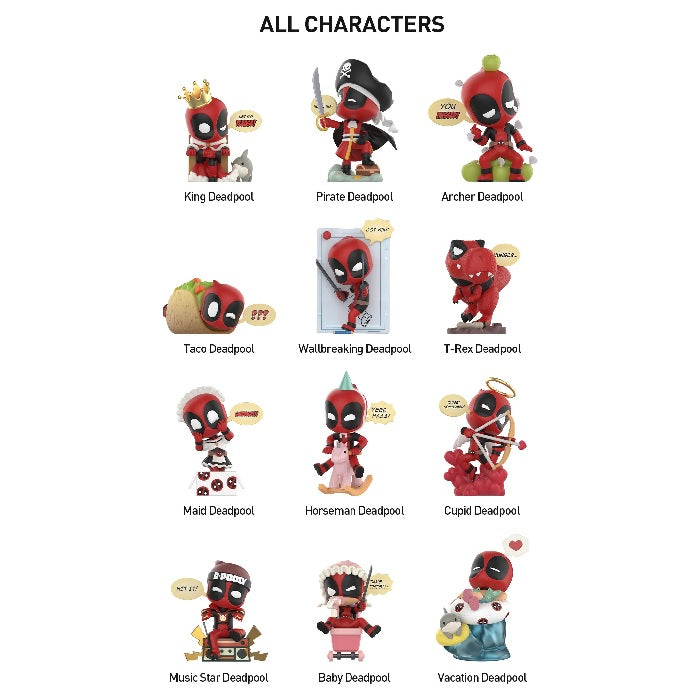 POP MART Marvel Deadpool Series Figures [1 Blind Box] - Fugitive Toys